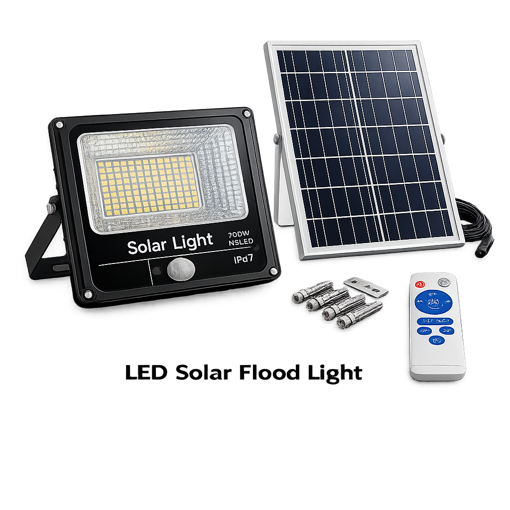 LED Solar Flood Light